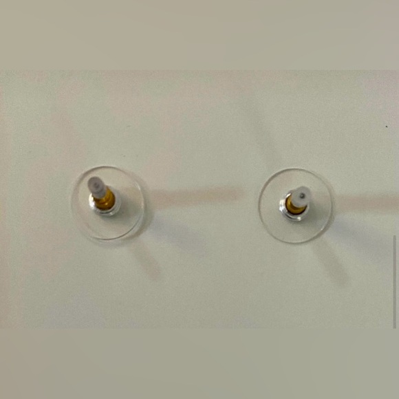 💕Betsey Johnson “Pearl Critters” Frog Crystal Stud Earrings💕 NIP - Picture 4 of 6